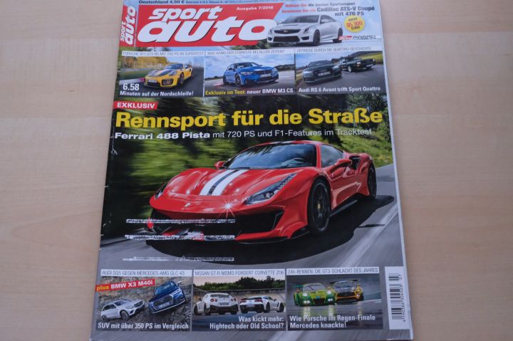 Deckblatt Sport Auto (07/2018)